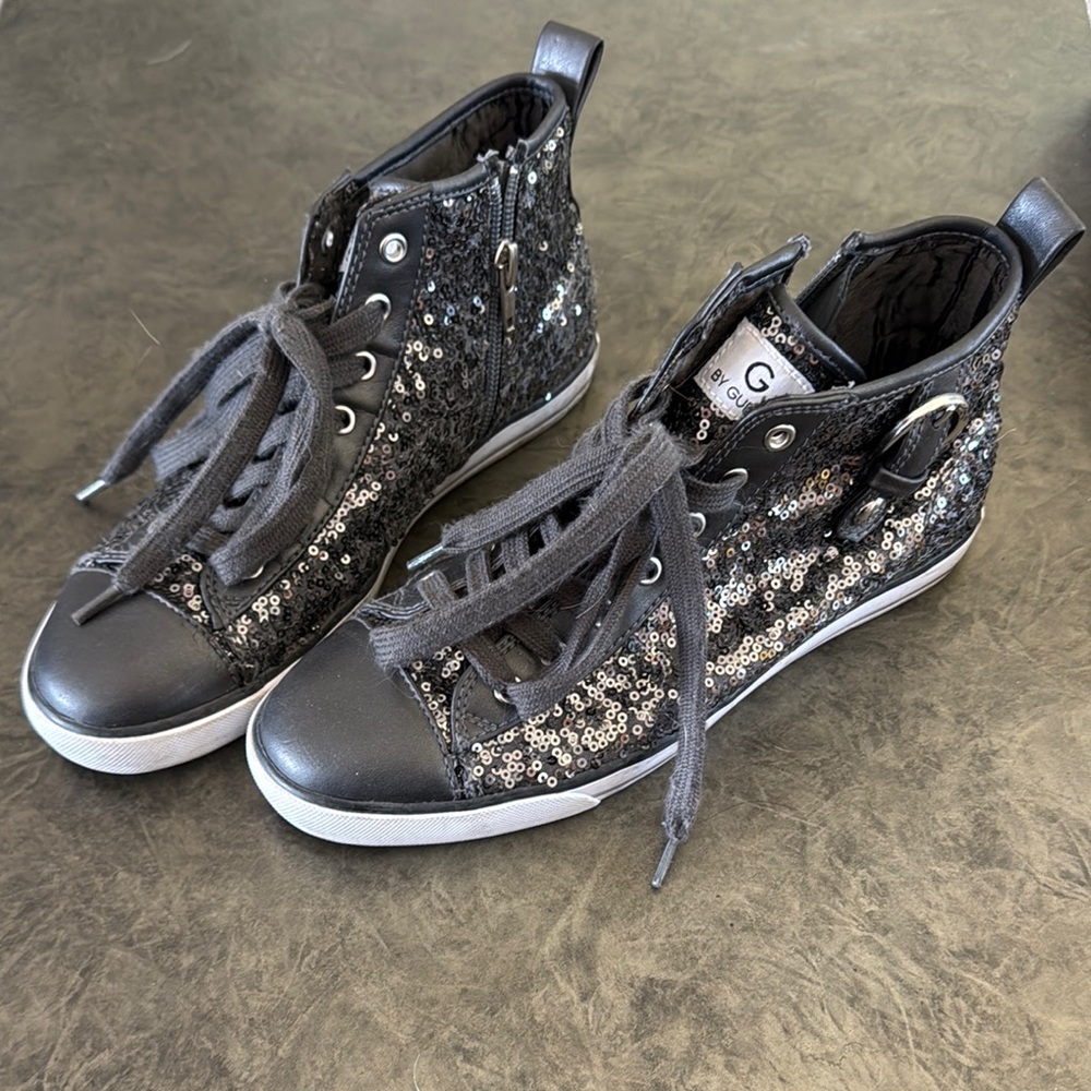 G by Guess Dark Grey High-Top Sneakers